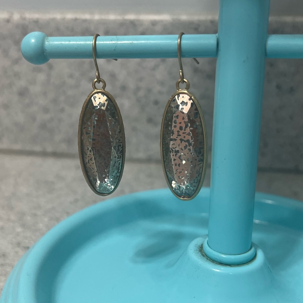 Rose gold earrings